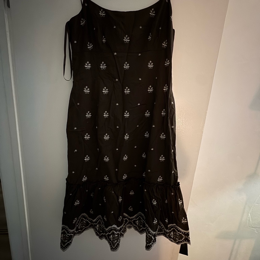 Ann Taylor Black and White Mini Dress